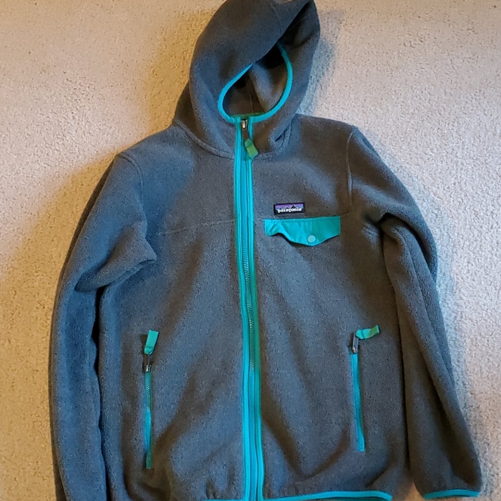 Patagonia hooded fleece synchilla xsmall